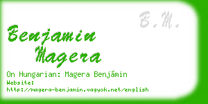 benjamin magera business card